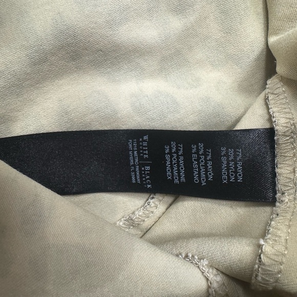 White House Black Market Leopard Print Skirt size 6 - Picture 4 of 4